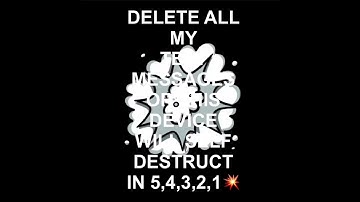 I bet you could use this! #shorts #message #selfdestruct #missionimpossible #delete #deletetexts