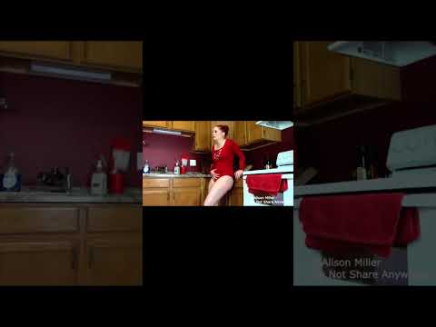 Allison Miller poop leotard (full video)