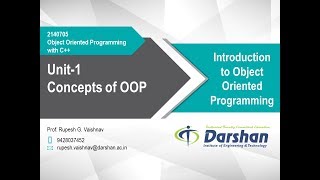 1.01-Introduction to object oriented programming