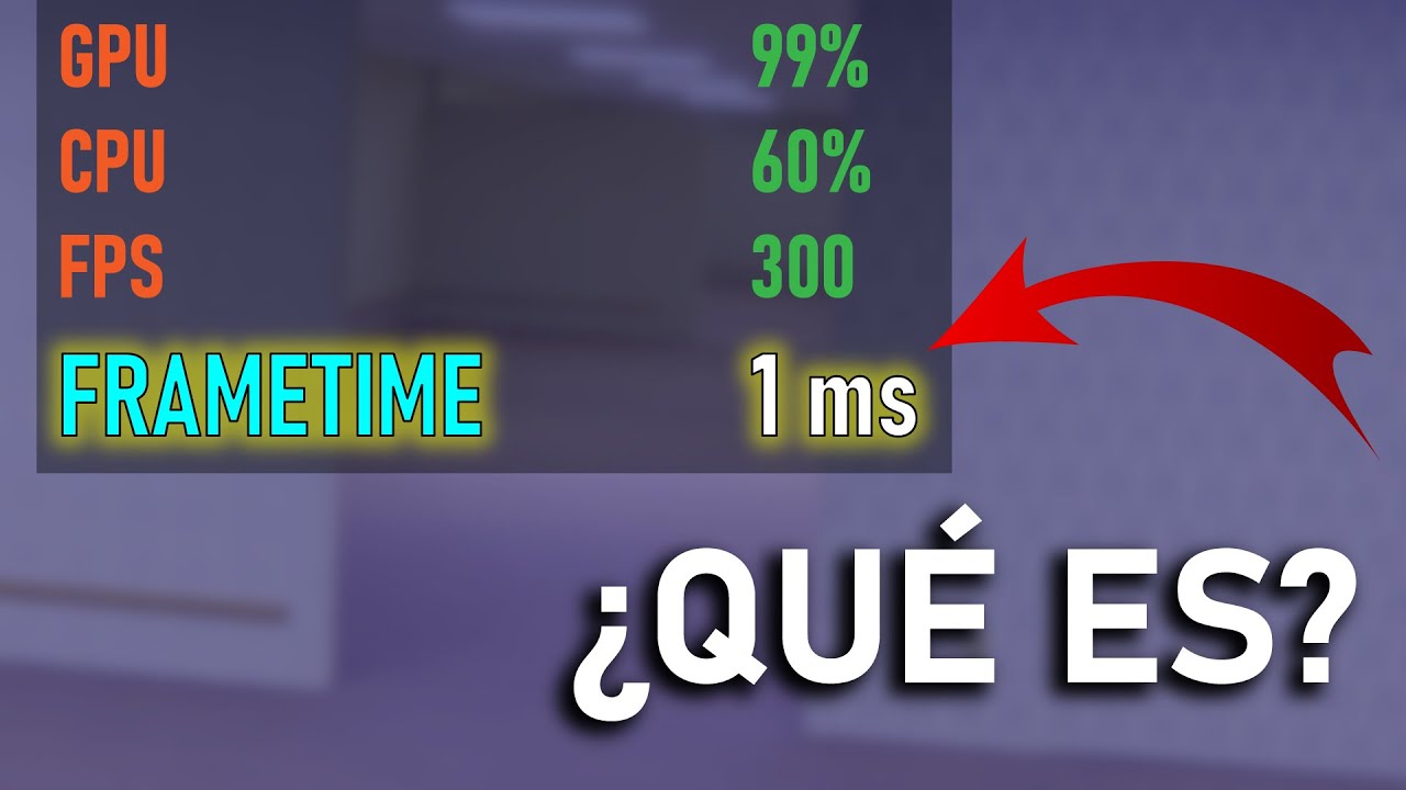 Qué es el FRAMETIME en 1 MINUTO YouTube
