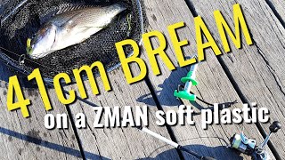 41cm Bream on Zman soft plastic screenshot 1
