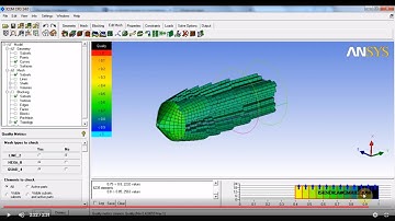 [ICEM CFD] Block mesh for bullet