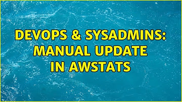 DevOps & SysAdmins: Manual Update in AWSTATS