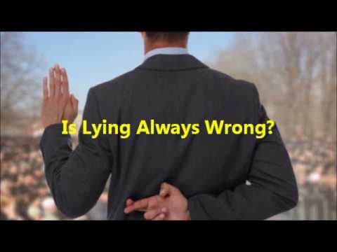 Is Lying always wrong? - YouTube