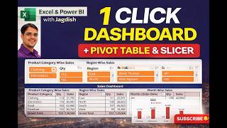 How to Create Interactive Excel Dashboard using Pivot Table & Slicers (Step-by-Step)