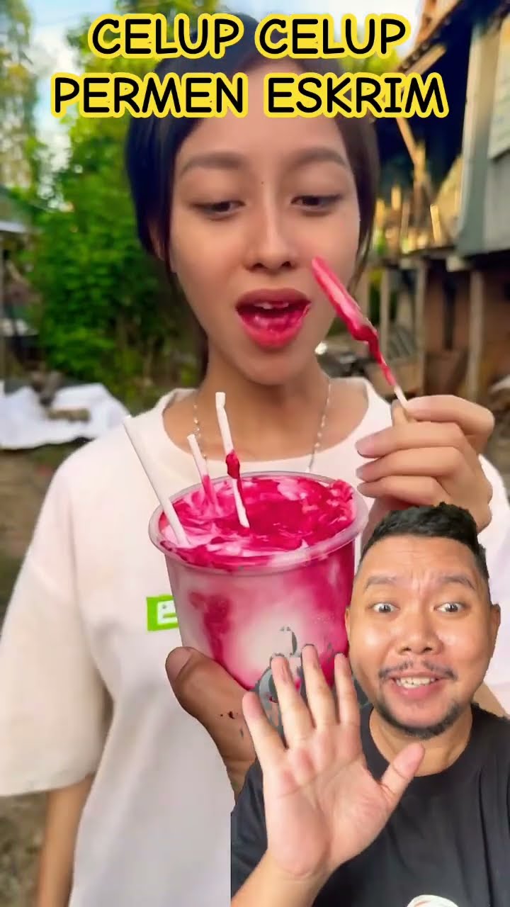 CELUP CELUP PERMEN MANIS DAN CREAMY!!?? #shortsfeed #funny #candy #sweet #shortsviral