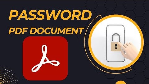 How to protect a pdf by password|Password Pdf document by Adobe Acrobat