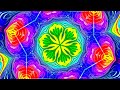 Oled safe colorful sensory kaleidoscope screensaver background  4k ultra uno sound