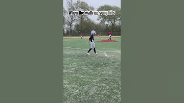 Thumbnail of When the walk up song hits just right #baseball #baseballlife #baseballlove #baseballszn #walkupsong