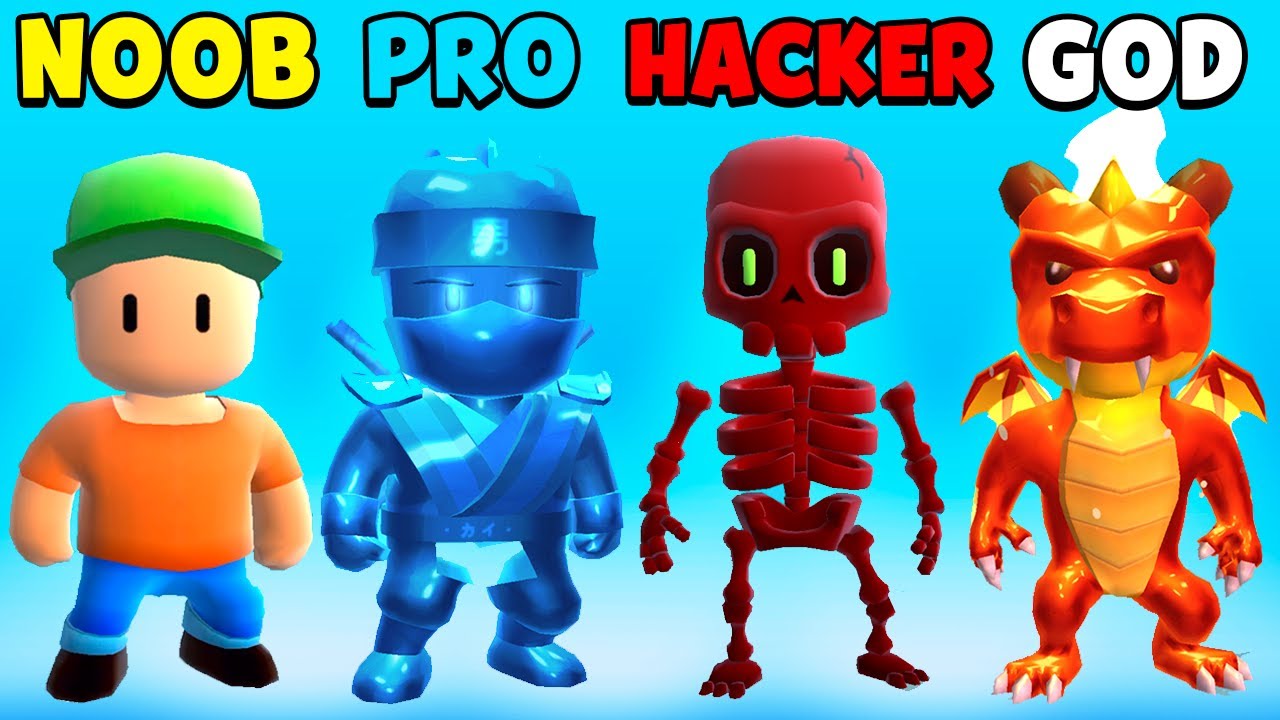 NOOB vs PRO vs HACKER - Stumble Guys 