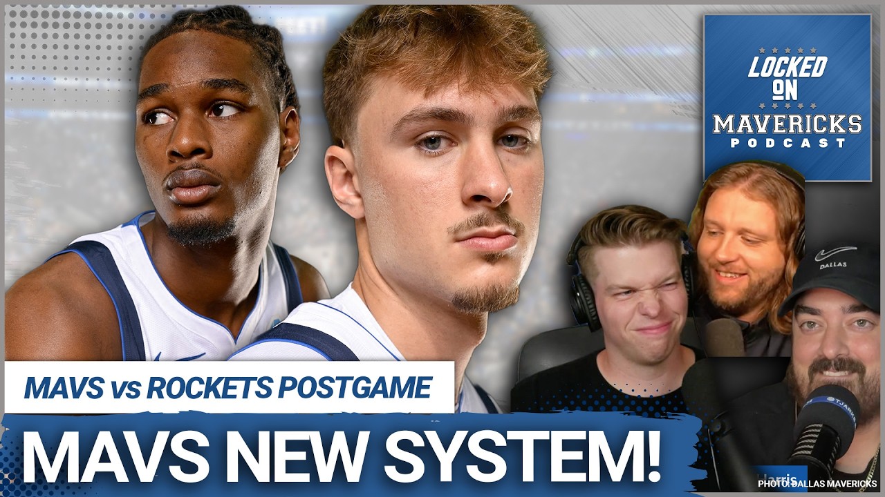 The Mavs Displayed Their New System in Preseason Loss to Rockets | POSTGAME SHOW