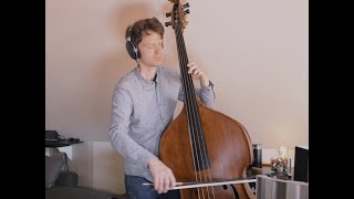 Video thumbnail of "Lullaby of Birdland - BOWED UPRIGHT bass solo"