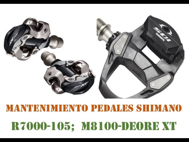 Manteniemto de pedales Shimano 