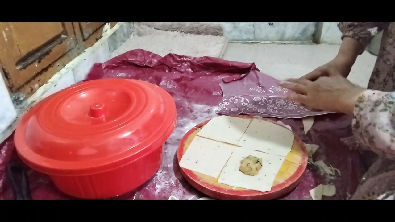 پختن سمبوسه افطاری راازچینل آشپزی باهدیه بیننده باشید