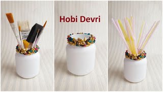 Diy Easy Jar Decor, Jar Project, Kolay Kavanoz Süsleme, Kavanoz Projesi Yapılışı, Kavanoz Dönüştürme