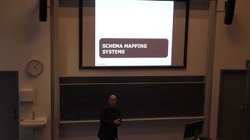 Yannis Velegrakis - The Quest Towards a Schema Mapping Benchmark (Part 1)