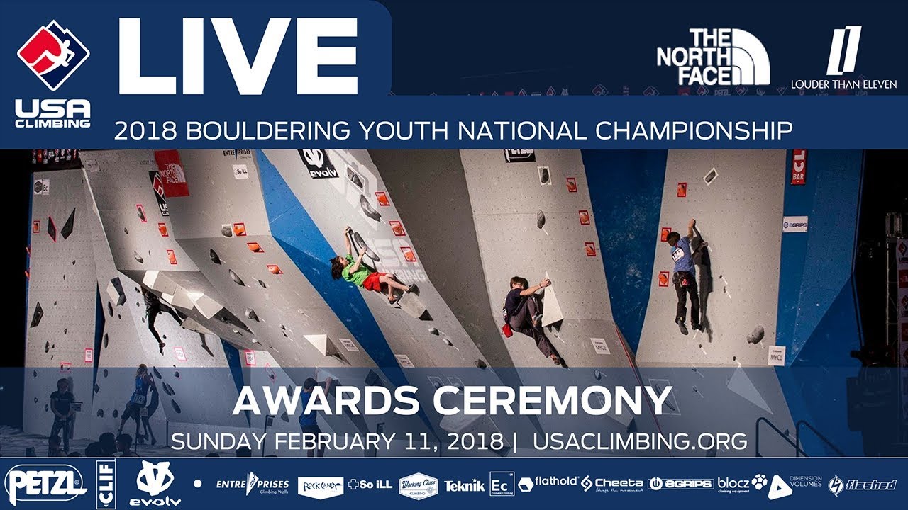 Awards Ceremony • 2018 Youth Bouldering Nationals • 2/11/18 130 PM