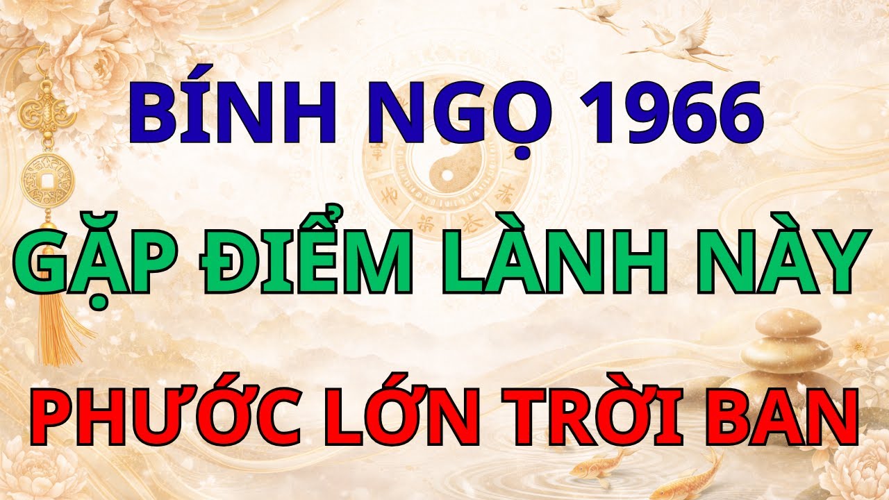 Bính Ngọ 1966: Khổ Tận Cam Lai! Gặp Điềm Lành Này Là Phước Lớn Trời Ban, Hậu Vận An Nhàn Hưởng Lộc