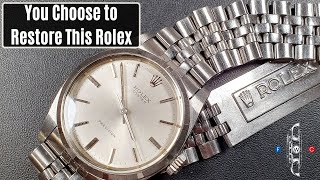 Full Restoration on This Rolex Precision Watch 6427 Caliber 1210 !!!