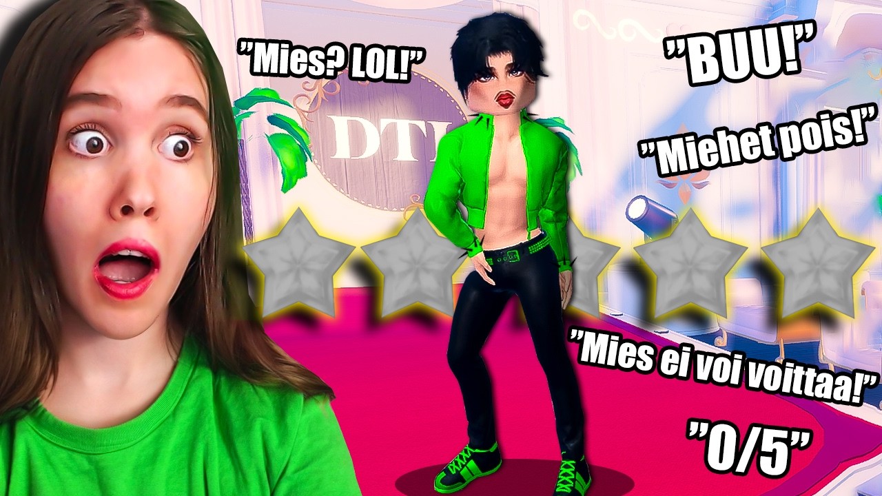 DRESS TO IMPRESS, Mut Pelataan Pelkästään MIEHELLÄ!