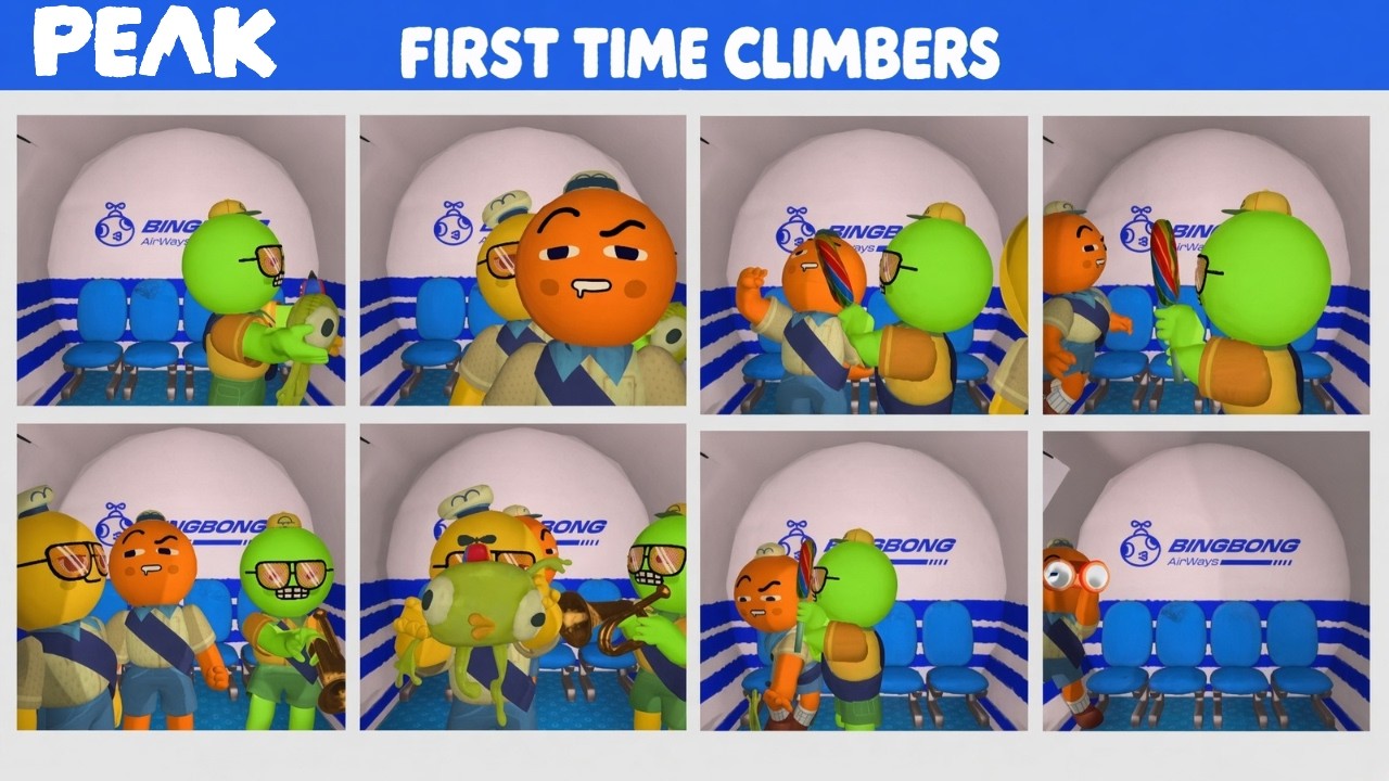 FIRST TIME CLIMBERS | peak gameplay