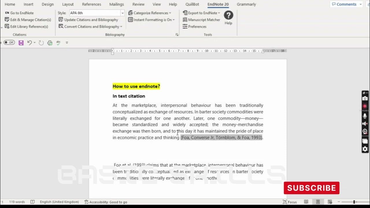 Tutorial Of EndNote insert Citation From EndNote YouTube tutorial-of-endnote-insert-citation-from-endnote-youtube