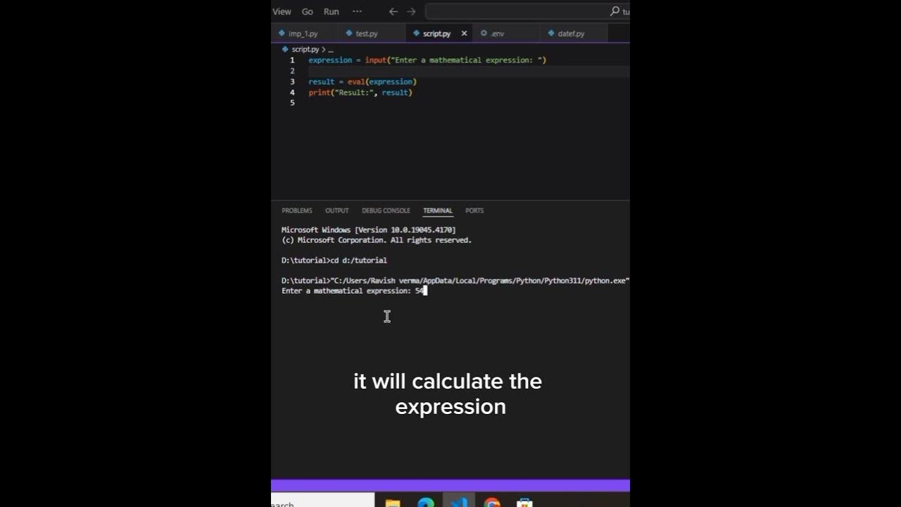Best way to calculate expression in python - YouTube