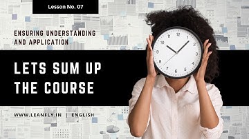 Lean: Ensuring Understanding and Application | English