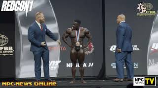 2023 Ifbb Pro League Classic Physique Olympia Finals Confirmation Of Scoring Round Awards 4K Video