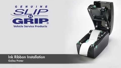 Ink Ribbon Installation for GoDex Printer