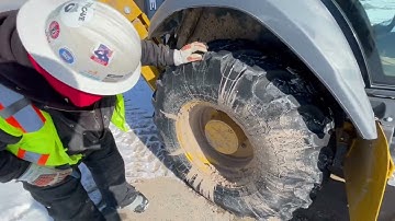 Inspecting a backhoe full length
