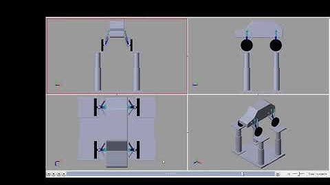 Simscape Moving Wheels Only