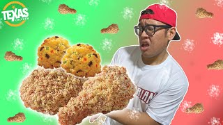 [200 SUBS GIVEAWAY] Watch me Eat Texas Chickens BUTTERY CRANBERRY CHICKEN | Food Review