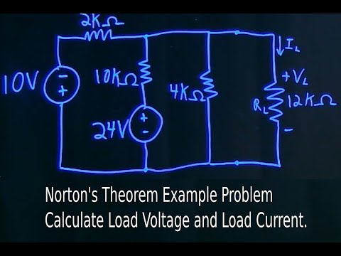 Norton&rsquo;s Theorem Example Problem