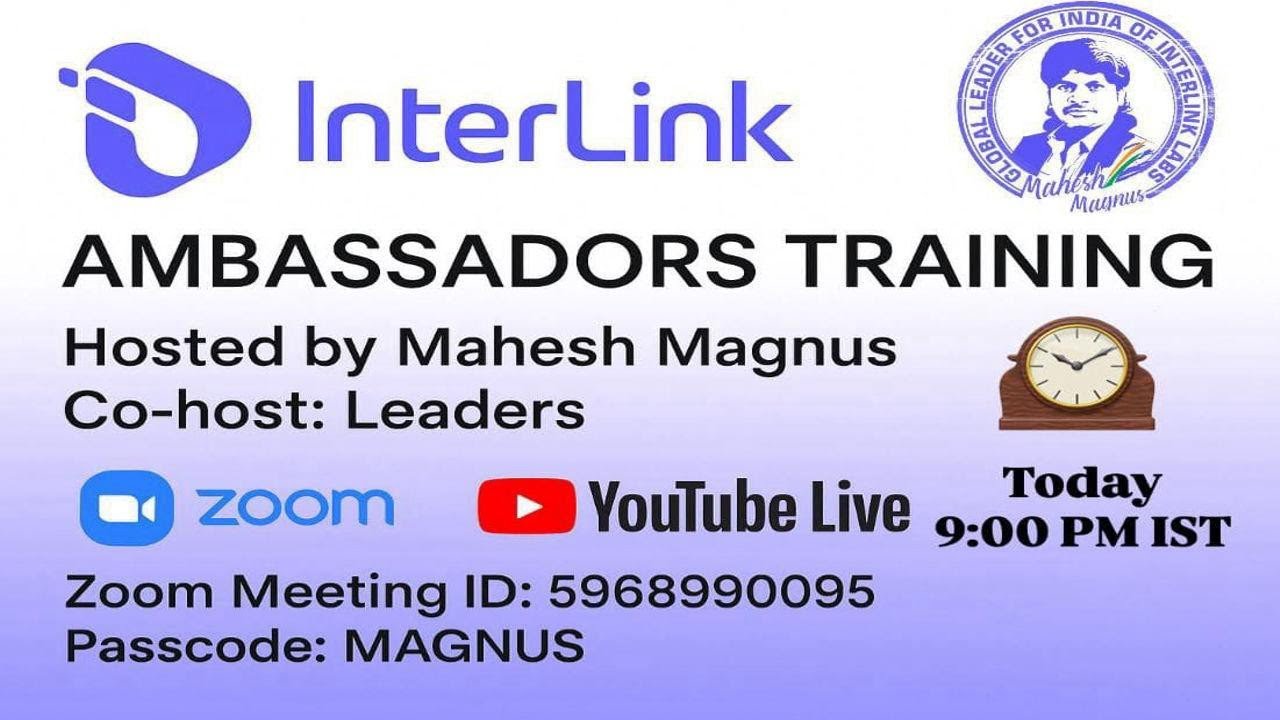 01-11-2025 Ambassadors Onboarding Members Training Sessoin Mahesh Magnus's Personal Meeting Room