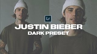 Dark JUSTIN BIEBER Preset for Lightroom Mobile screenshot 3