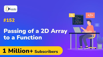 How to pass a 2D Array to a Function in C Langauge - Pointers - C Programming