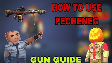 HOW TO USE PECHENEG | KUBOOM 3D | GUN GUIDE 2 | HEAVY MACHINE GUN | WHICH CHARACTER IS GOOD 🤔