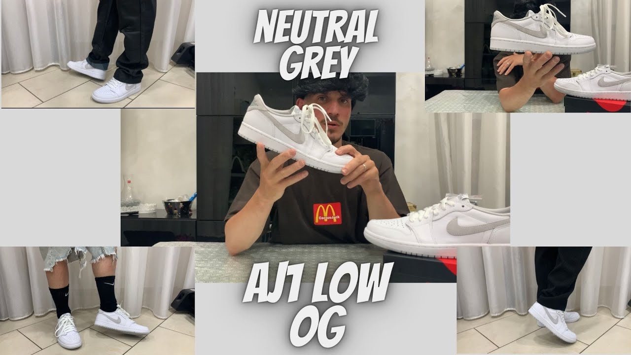 jordan 1 neutral grey on feet