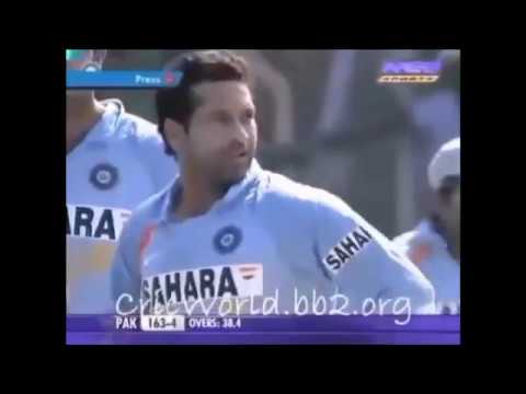 sachin and dhoni master plan to dismiss afridi