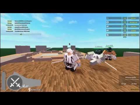 Roblox Attack On Titan Downfall How To Use Cannons