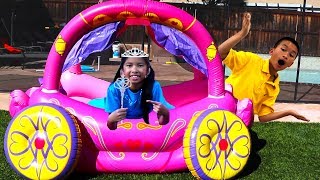 Wendy with Princess Carriage Inflatable Kids Toy