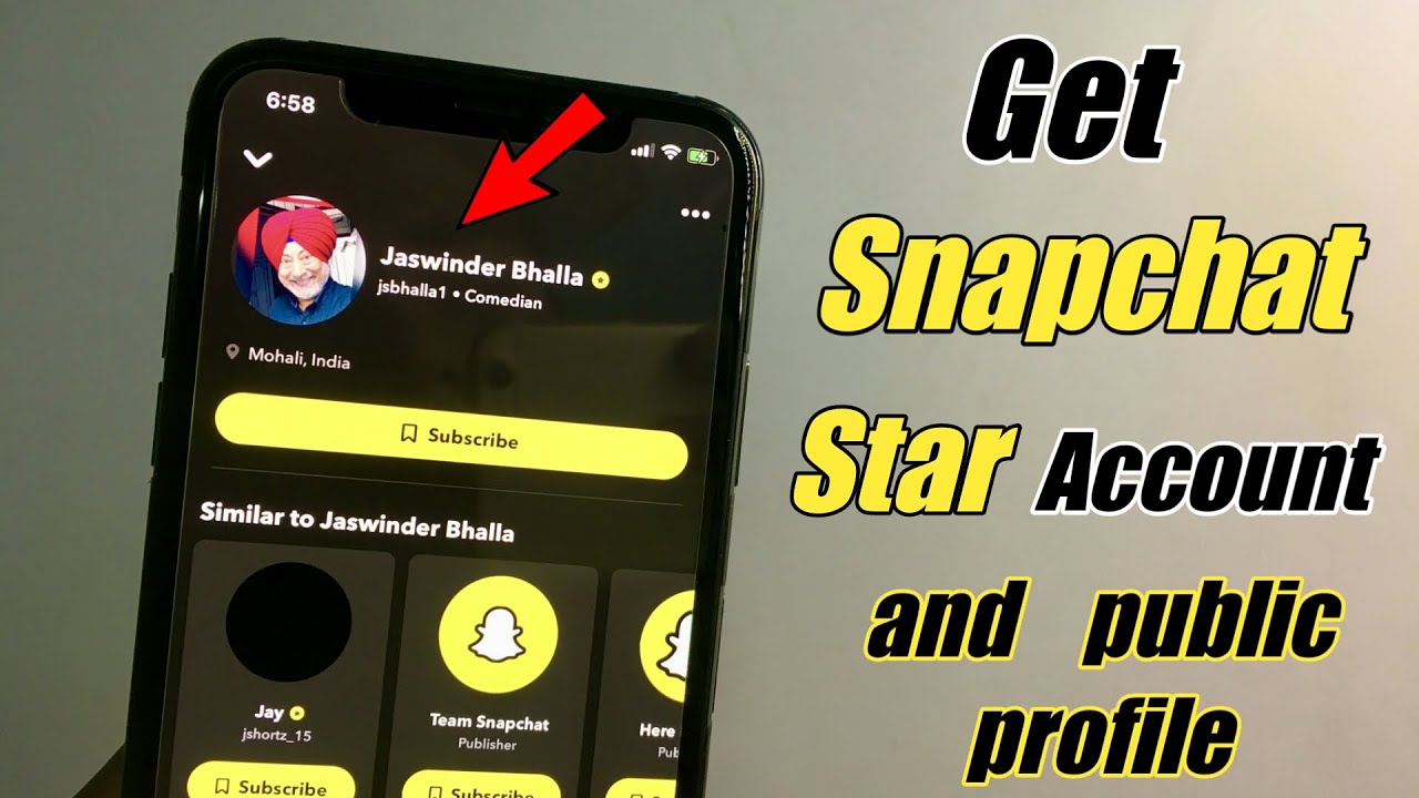 How To Get Public Profile And Get Star Account  On Snapchat 🔥🔥 (Subscribe Button In Snapchat)