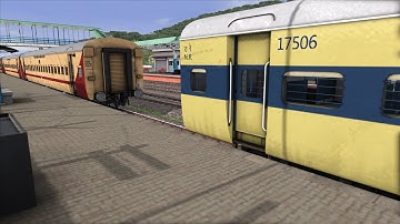 ICF UTKRISHT Coupling Memu Coach | BUMPY RAILROAD | Train Simulator Railworks 3 #atgtrain #railroad
