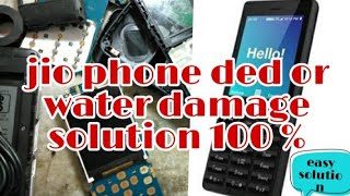 Jio Phone Ded Or Water Damage Solution 100 % Technical Mdayal