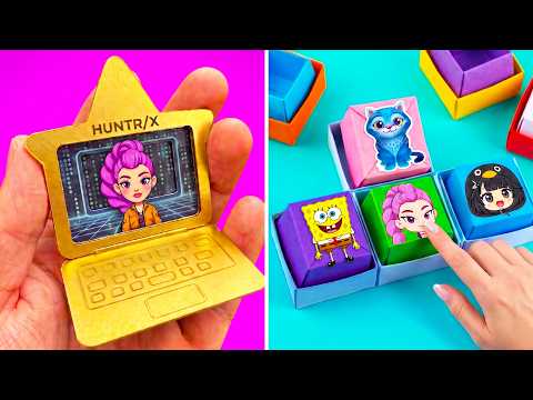 Huntrix Paper Adventures! 📖 Cool & Easy Cardboard Crafts