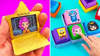 Huntrix Paper Adventures! 📖 Cool & Easy Cardboard Crafts