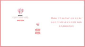 Carrd tutorials : How to make a simple and easy carrd for beginners