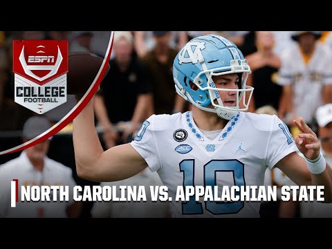 North carolina tar heels vs. Appalachian state mountaineers | full game highlights