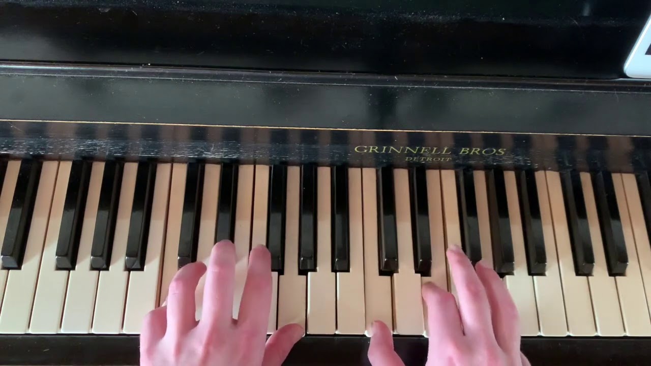 Almost Lover by A Fine Frenzy Piano tutorial